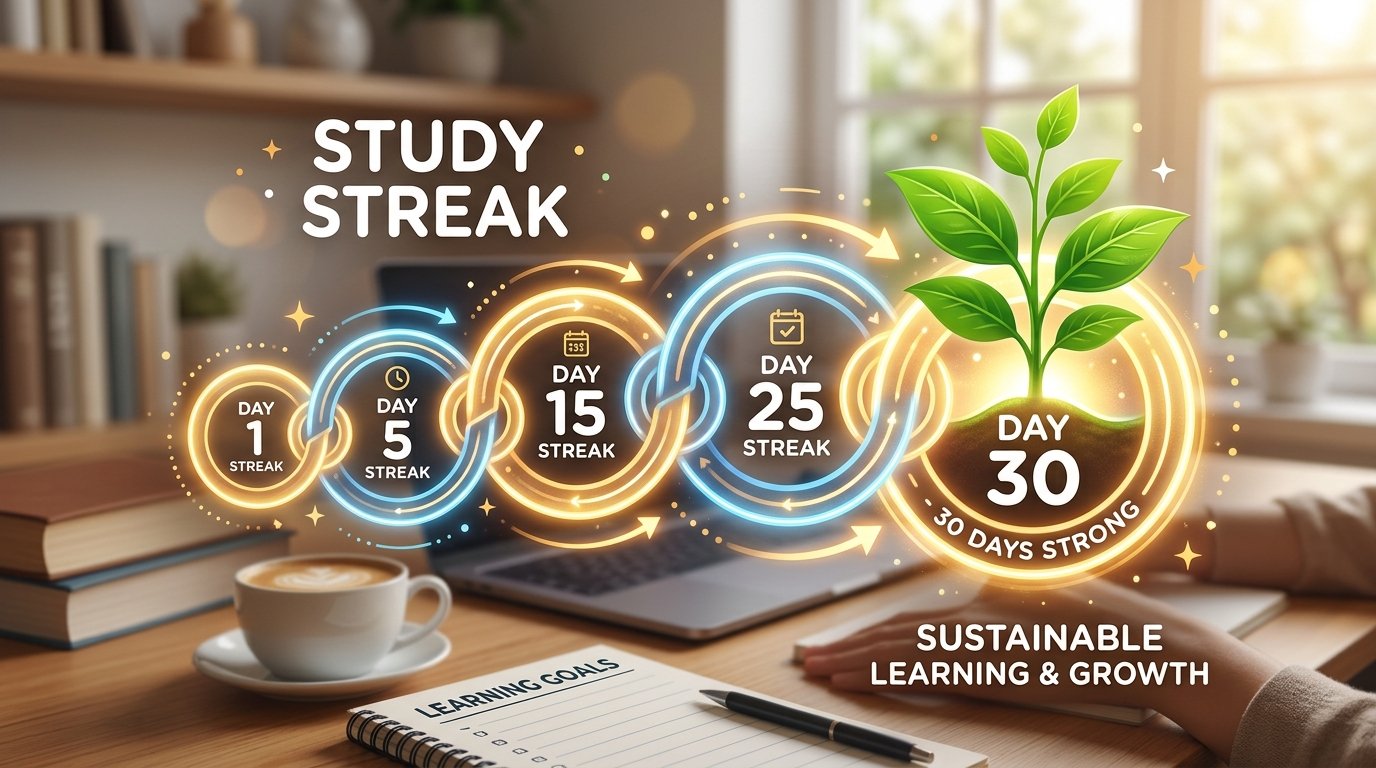 Beat Exam Anxiety: Countdown Timers and Study Streaks - illustration 2