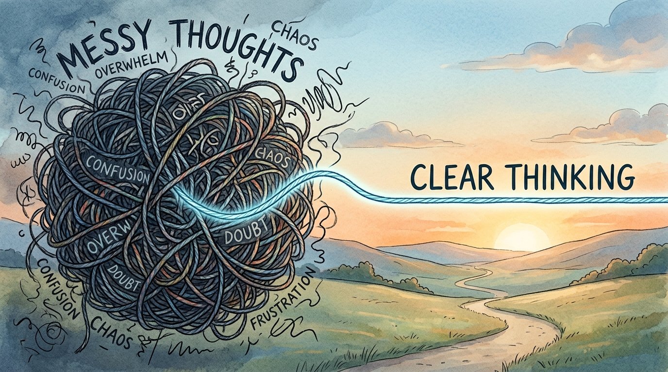 Stop Overthinking: A 30-Day Mental Clarity Challenge - illustration 1